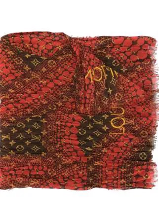 Louis Vuitton шарф Waves Infinity с монограммой из коллаборации с Kusama Yayoi pre-owned