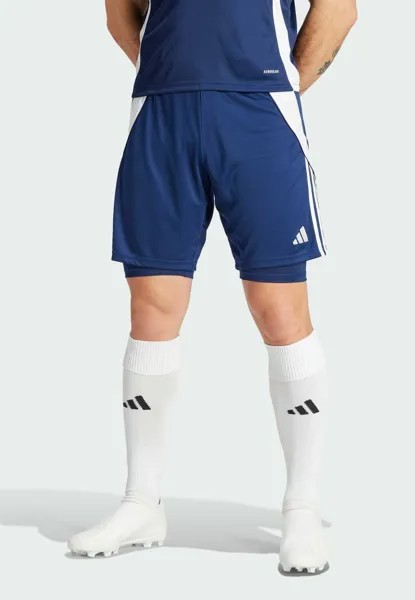 Спортивные шорты 2-IN-1 adidas Performance, цвет team navy blue white
