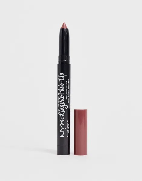 Матовая губная помада NYX Professional Makeup - Lip Lingerie (French Maid Brown)-Красный