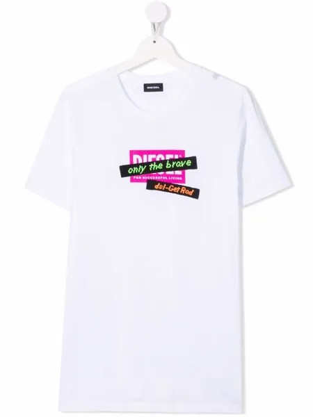 Diesel Kids футболка Tudarget с логотипом