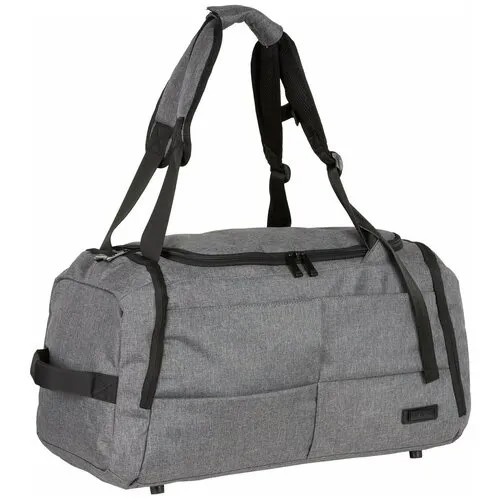 Сумка дорожная сумка-рюкзак POLAR, 34 л, 25х27х50 см, ручная кладь, серый