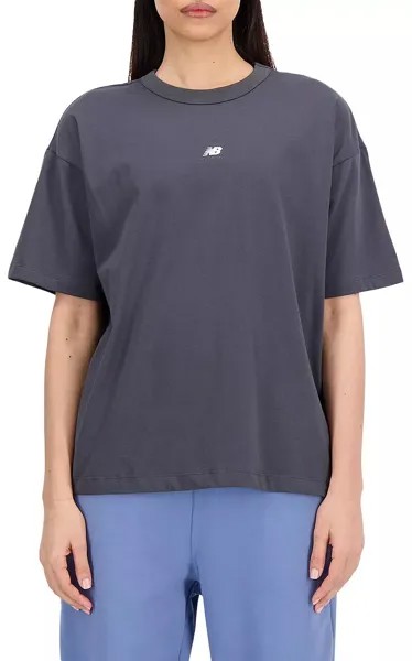 Женская футболка оверсайз New Balance для легкой атлетики