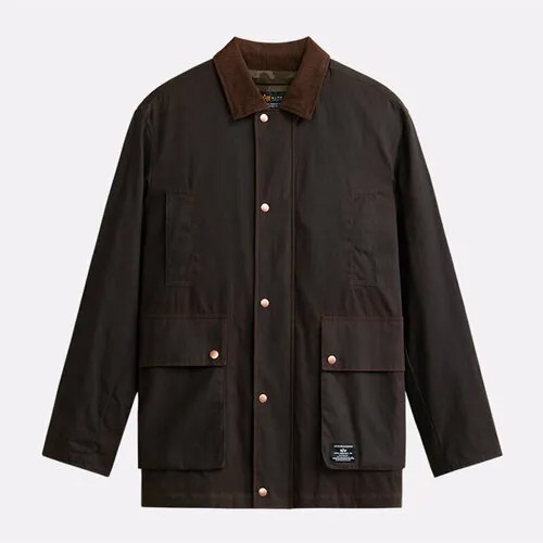 Куртка ALPHA INDUSTRIES Waxed Cotton Car Coat, размер M, коричневый