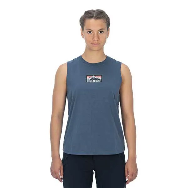 Спортивный бюстгальтер Cube Organic Tank Top, серый