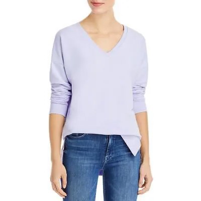 Рубашка-свитер с коротким пуловером Three Dots Womens HI-Low Solid Top BHFO 3639