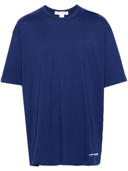 Comme Des Garçons Shirt футболка с логотипом, синий