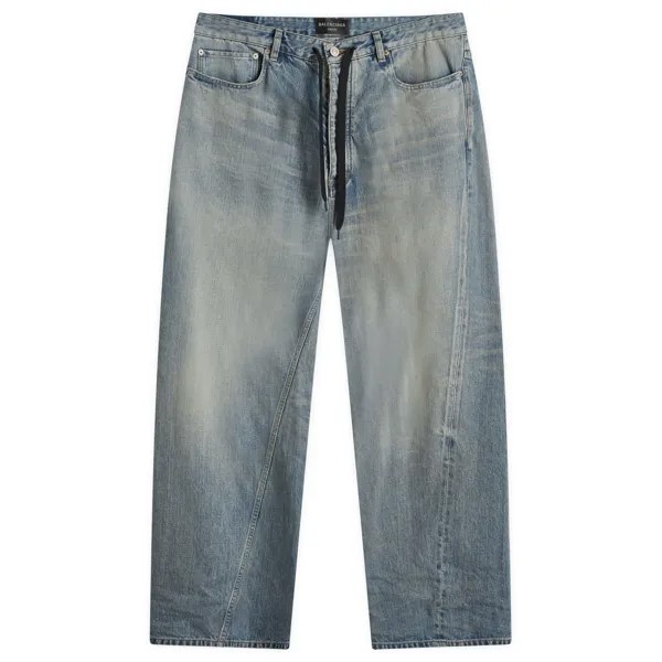 Джинсы Balenciaga Twisted Seam Jeans, цвет Organic Selvedge Denim