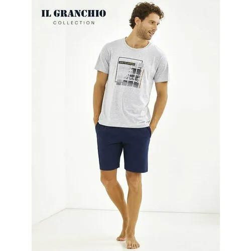 Пижама  Il Granchio, размер M, серый