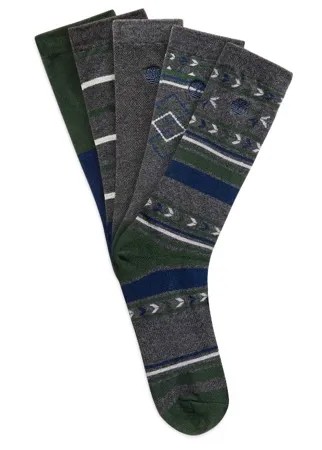 5 Pair Crew Socks