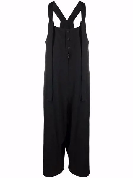 Yohji Yamamoto комбинезон с широкими брюками