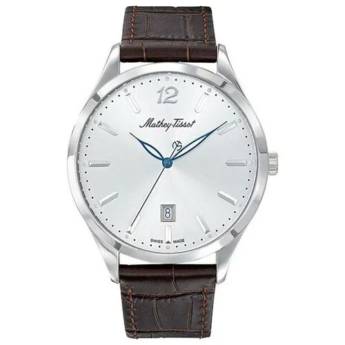 Наручные часы Mathey-Tissot Швейцарские наручные часы Mathey-Tissot D411AS, серебряный
