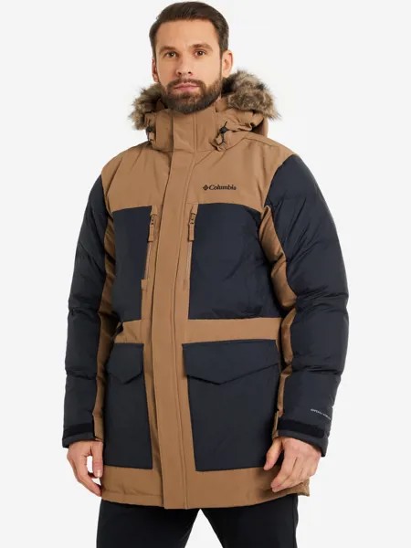 Куртка утепленная мужская Columbia Marquam Peak Fusion Parka, Коричневый