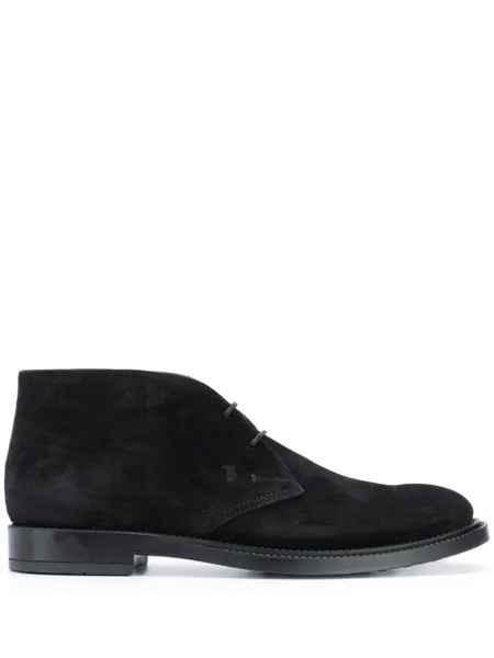Tod's ботинки дезерты с монограммой, черный
