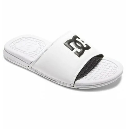 Шлепанцы  DC Shoes, искусственная кожа, размер 38, белый