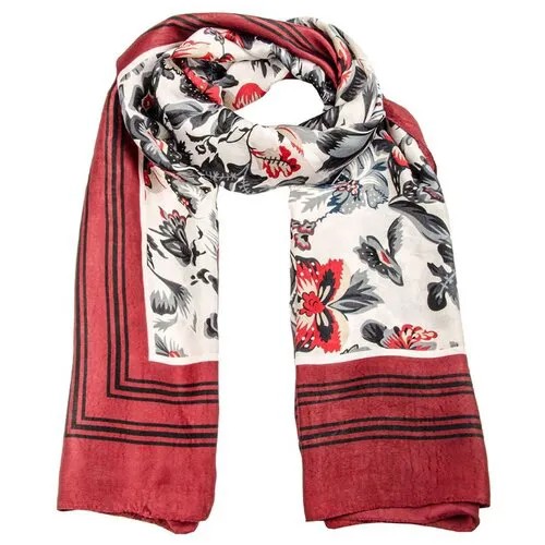 Палантин Vip collection SG2137/38/39/40 бежевый/красный