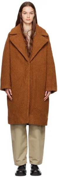Коричневый двусторонний пуховик Emme Mackage