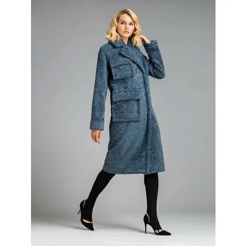 Пальто, размер 42, серый