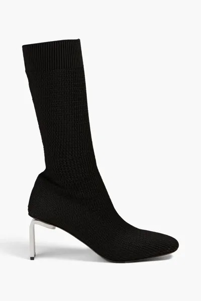 Ботинки-носки эластичной вязки Jil Sander, черный