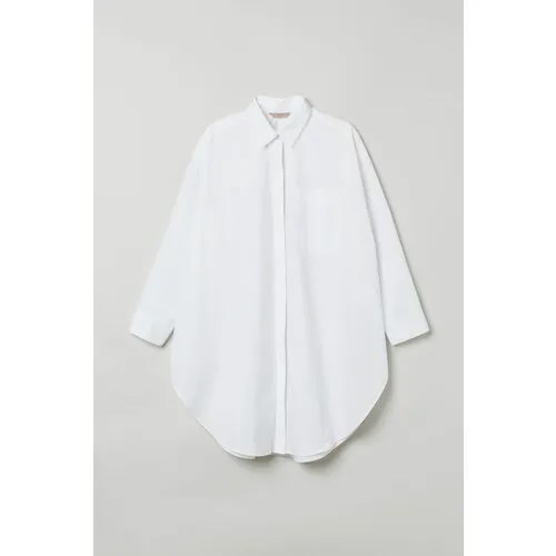 Блуза H&M, размер 4XL, белый