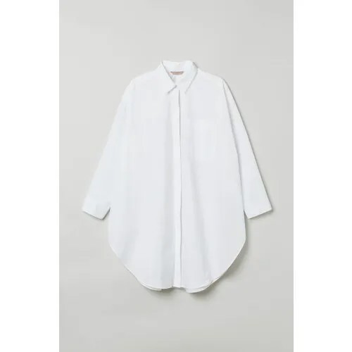 Блуза H&M, размер 4XL, белый