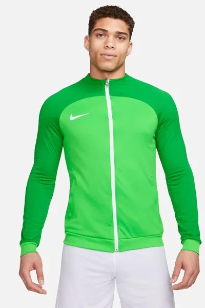 Толстовка для фитнеса Academy с технологией Dri-FIT и молнией Nike, зеленый