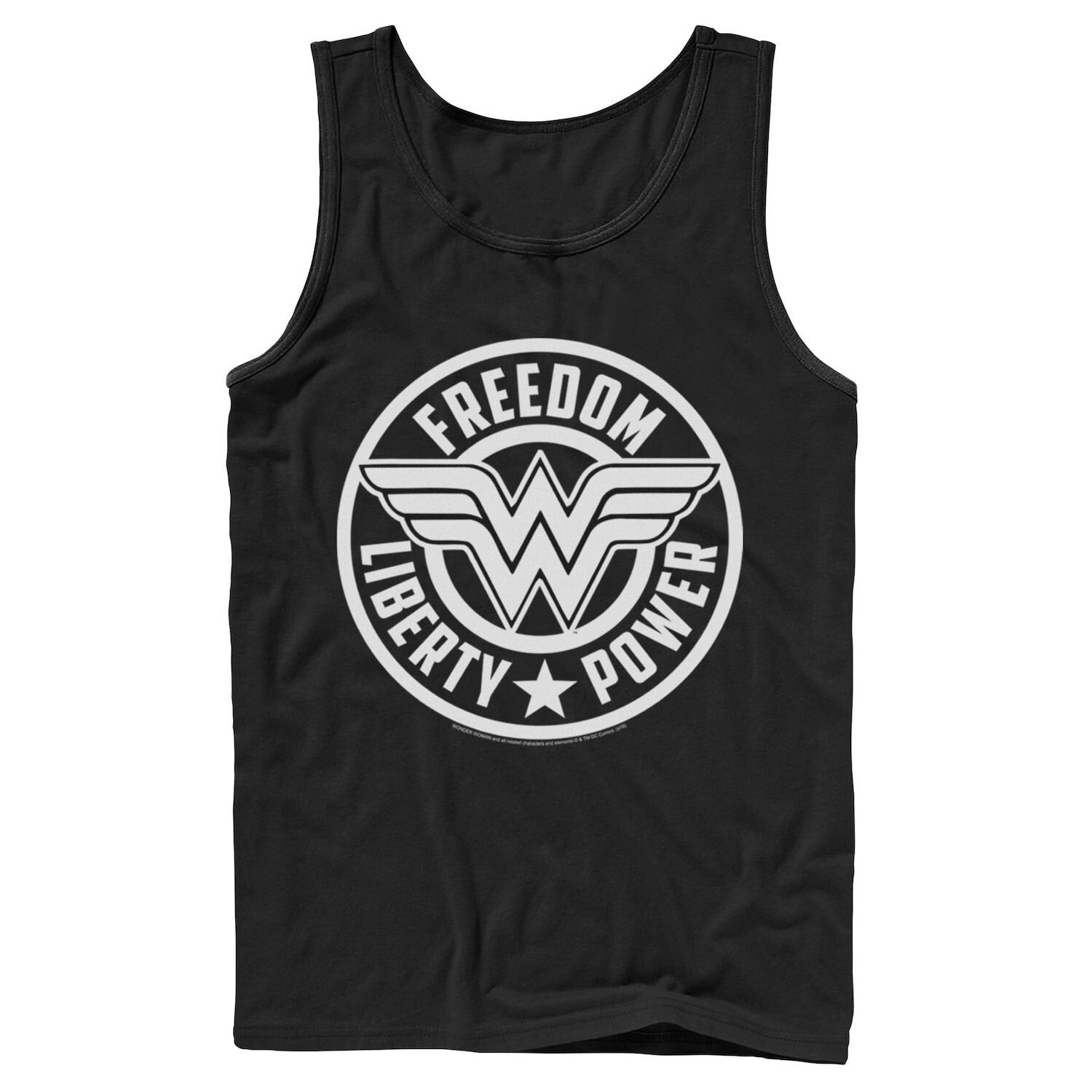 Мужская майка с логотипом DC Comics Wonder Woman Freedom Liberty Power