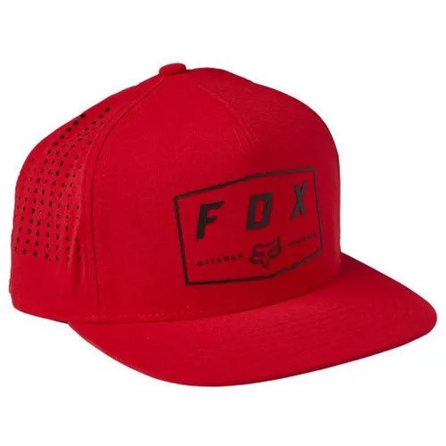 Бейсболка Fox Badge Snapback Hat (Красный, One Size)