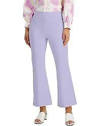Женские брюки-клеш ALFANI фиолетового цвета для работы 14