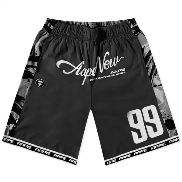 Шорты Aape Dope Mesh Monogram Reversible, черный