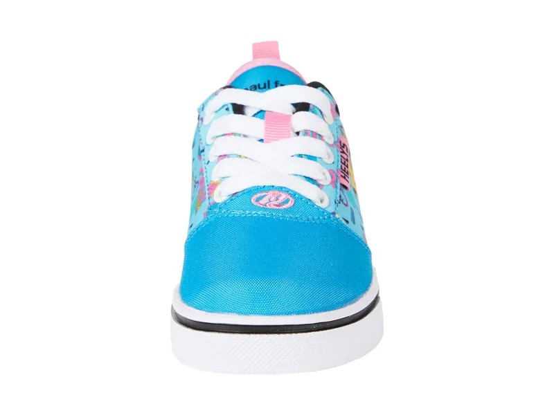 Кроссовки Heelys Pro 20 Prints Paulfrank (Little Kid/Big Kid/Adult), голубой/розовый