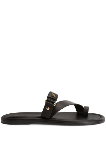 Шлепанцы Taanguy Giuseppe Zanotti, черный
