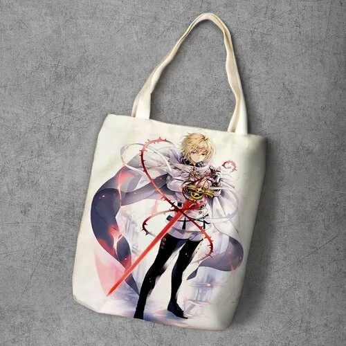 Сумка шоппер Anime Dakimakura, фактура рельефная, мультиколор