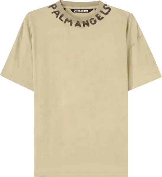 Футболка Palm Angels Seasonal Logo T-Shirt 'Black', черный