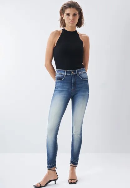 Джинсы узкого кроя FAITH Salsa Jeans, синий