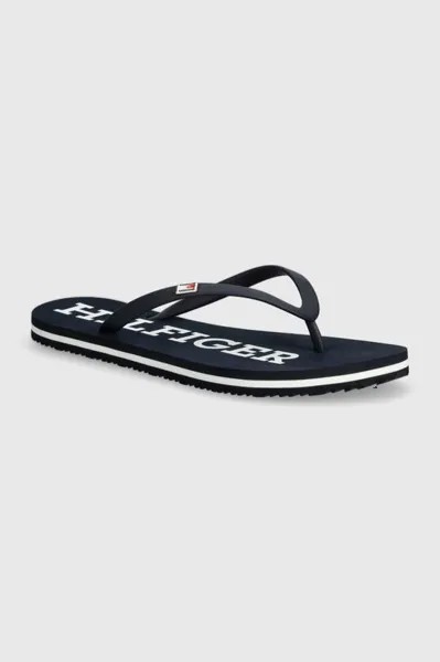 Шлепки Tommy Hilfiger, темно-синий