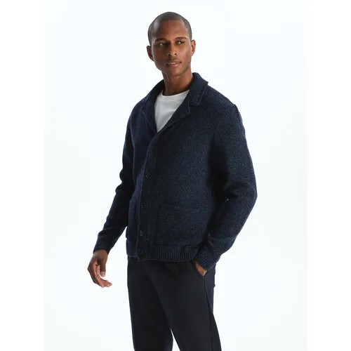 Кардиган LC Waikiki, размер XL, , navy melange
