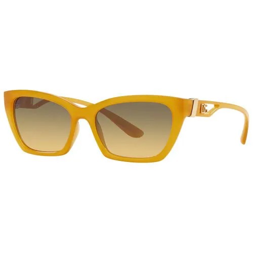 Солнцезащитные очки DOLCE & GABBANA, горчичный, желтый