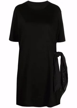 Givenchy платье-футболка с завязками