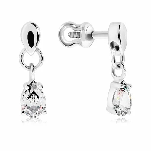 Серьги пусеты VALTERA, серебро, 925 проба, , серебристый