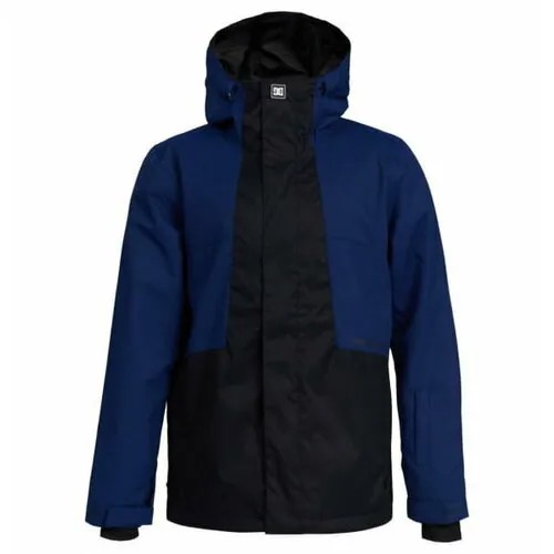Куртка DC Shoes для сноубординга, пояс/ремень, регулируемый капюшон, карманы, внутренние карманы, размер XL, синий