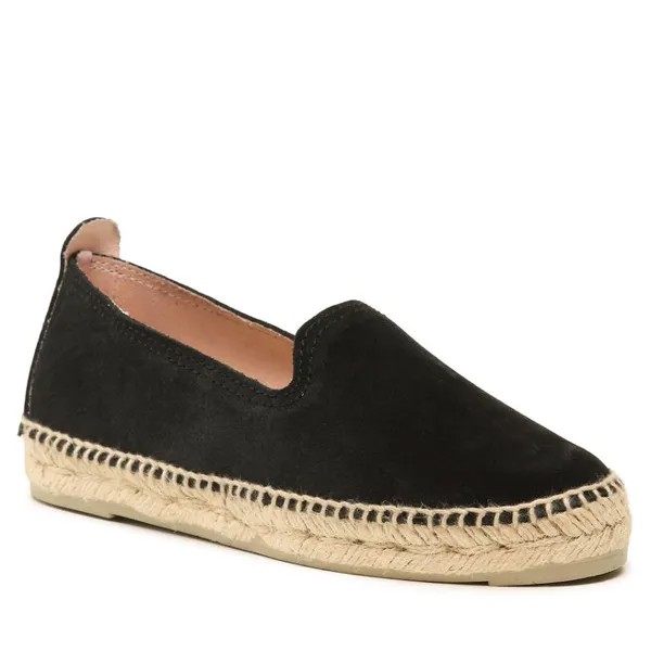 Туфли Manebi SuedeFlat Espadrilles, черный