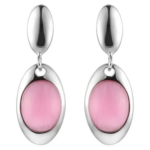 Серьги ELEMENT47, серебро, 925 проба, стекло