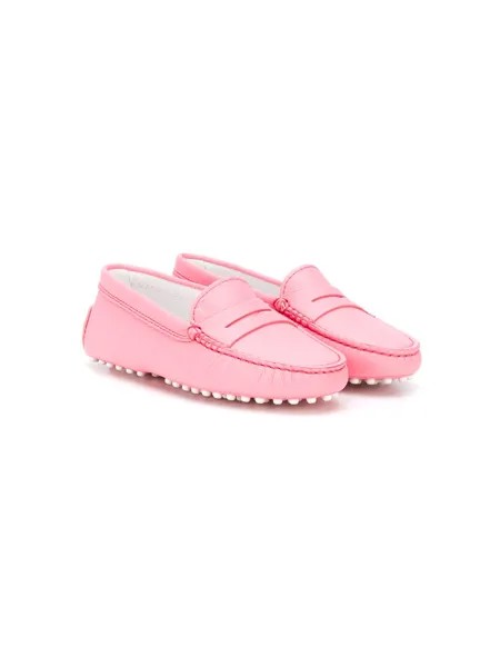 Tod's Kids лоферы на рифленой подошве