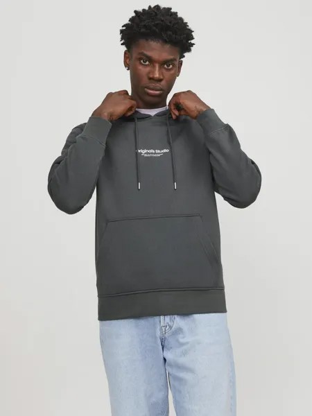 Толстовка JORVESTERBRO HOOD UNISEX Jack & Jones, цвет asphalt