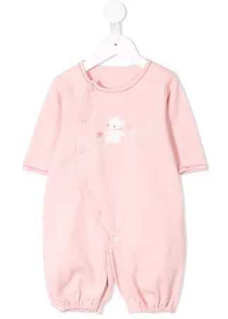 Familiar Lia bear embroidered romper