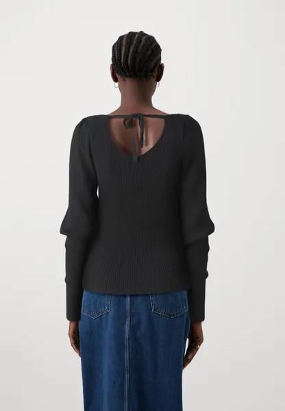 Джемпер ONLLEELO VNECK ONLY, черный