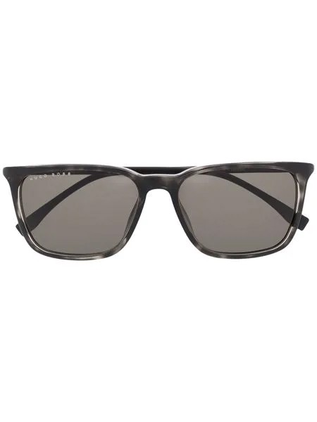 Boss Hugo Boss солнцезащитные очки в прямоугольной оправе