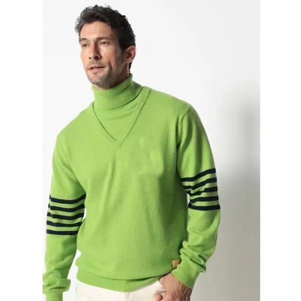Корейский оригинальный свитер для гольфа, мужской вязаный шерстяной осенний Модный повседневный теплый свитер с высоким воротом, 골웨스스스...