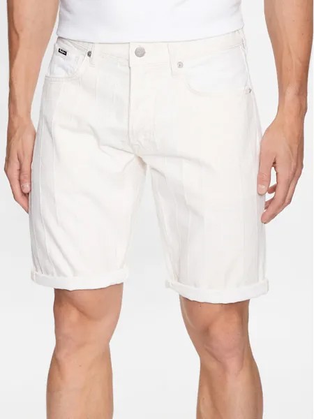 Джинсовые шорты свободного кроя Pepe Jeans, белый