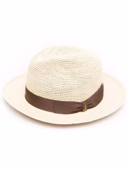 Borsalino соломенная шляпа Panama